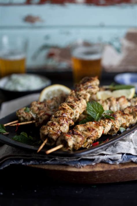 grilled-chicken-kebabs-with-lemon-chili-and-mint-and image