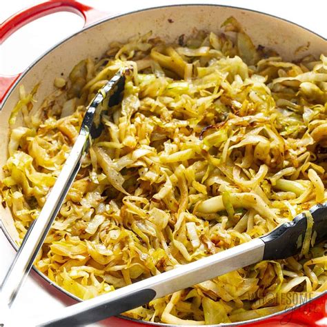 sauteed-cabbage-recipe-15-minutes-wholesome image