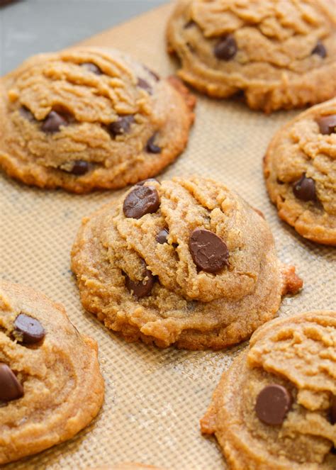 chocolate-chip-flourless-peanut-butter-cookies image