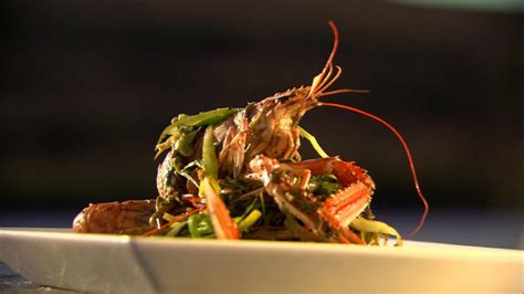 langoustine-and-samphire-stir-fry-recipe-bbc-food image