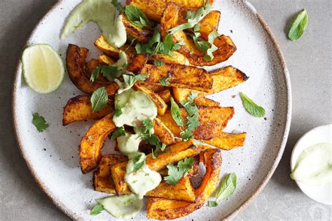 aip-spiced-butternut-wedges-with-avocado-lime-mayo image