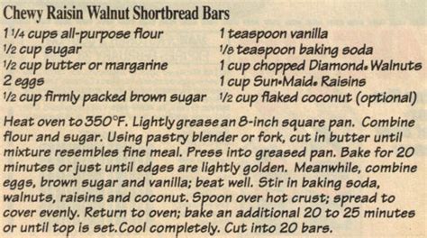 chewy-raisin-walnut-shortbread-bars-recipe-clipping image
