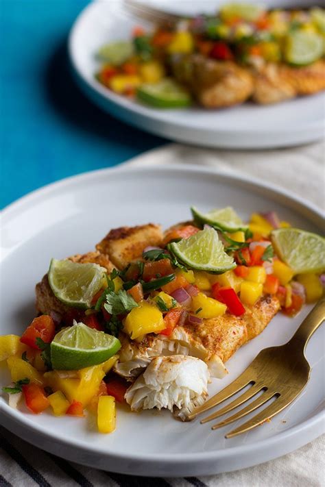 grilled-halibut-with-spicy-mango-salsa-unicorns-in-the image