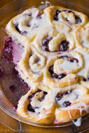 blueberry-sweet-rolls-with-lemon-glaze-sallys-baking image