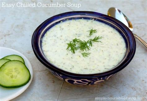 easy-chilled-cucumber-soup-recipe-simple image
