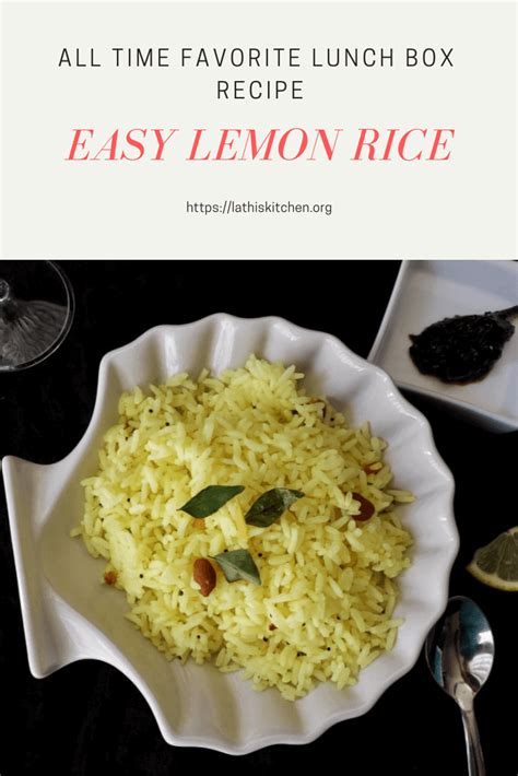 south-indian-lemon-rice-lathis-kitchen image