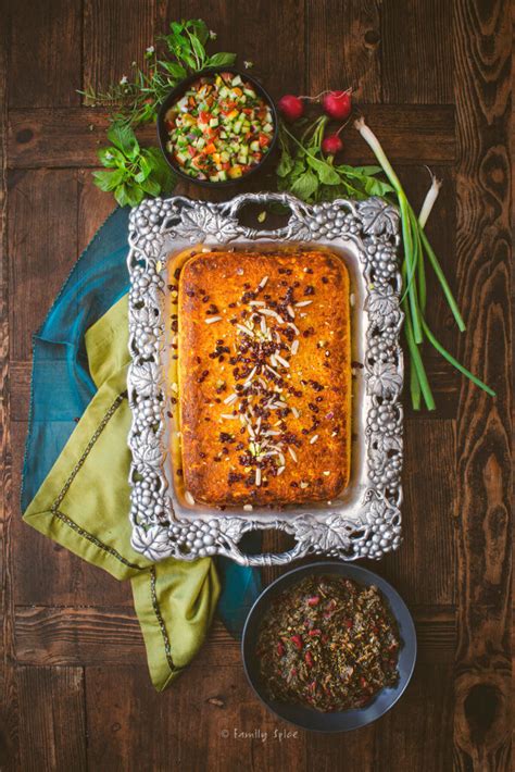 persian-tahchin-baked-saffron-rice-cake-family-spice image