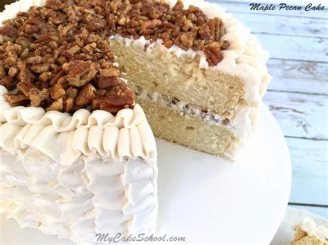 maple-pecan-cake-with-maple-buttercream-a-scratch image