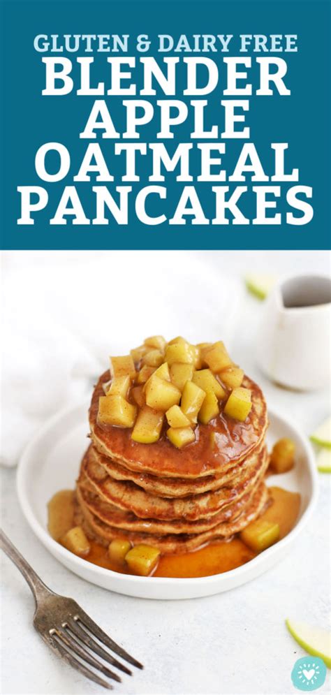 blender-apple-oatmeal-pancakes-gluten-dairy-free image