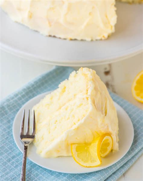 lemon-cake-recipe-with-lemon-cream-cheese-frosting image
