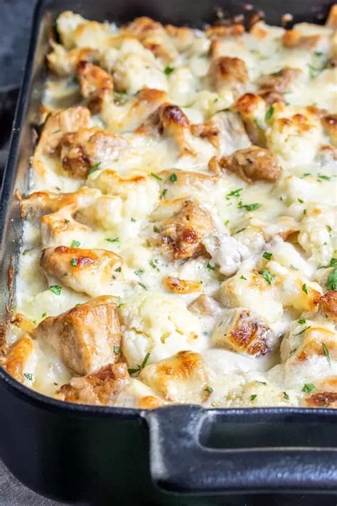 keto-chicken-alfredo-casserole-recipe-home-made image