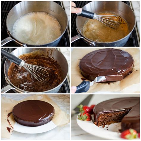 flourless-chocolate-almond-cake-with-chocolate image