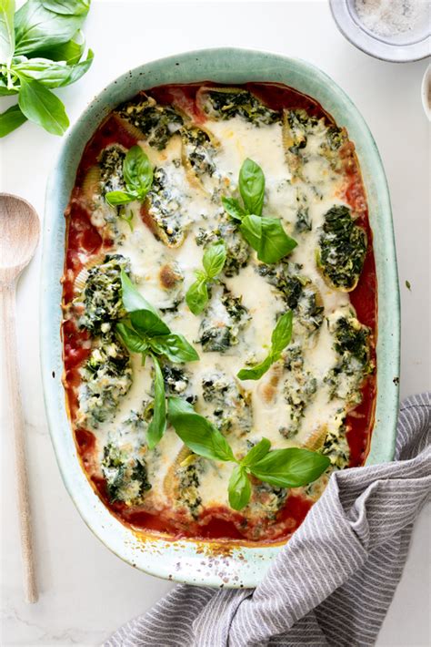 creamed-spinach-stuffed-shells-simply-delicious image