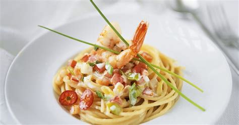 pasta-with-shrimp-and-vegetable-sauce-recipe-eat image