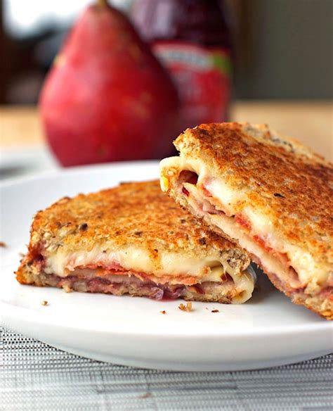 bacon-pear-and-raspberry-grilled-cheese image