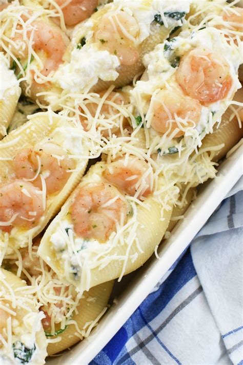 an-easy-shrimp-scampi-stuffed-shells-recipe-youll-love-sizzling image