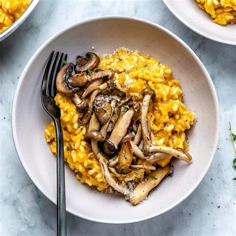 butternut-squash-mushroom-risotto-healthy-fitness-meals image