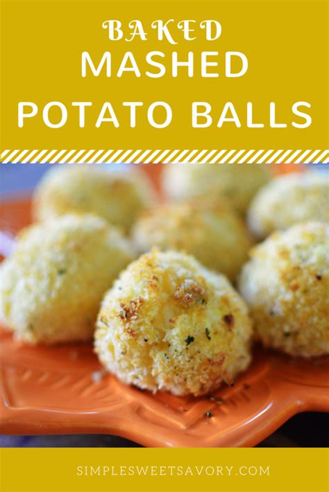 baked-mashed-potato-balls-simple-sweet-savory image