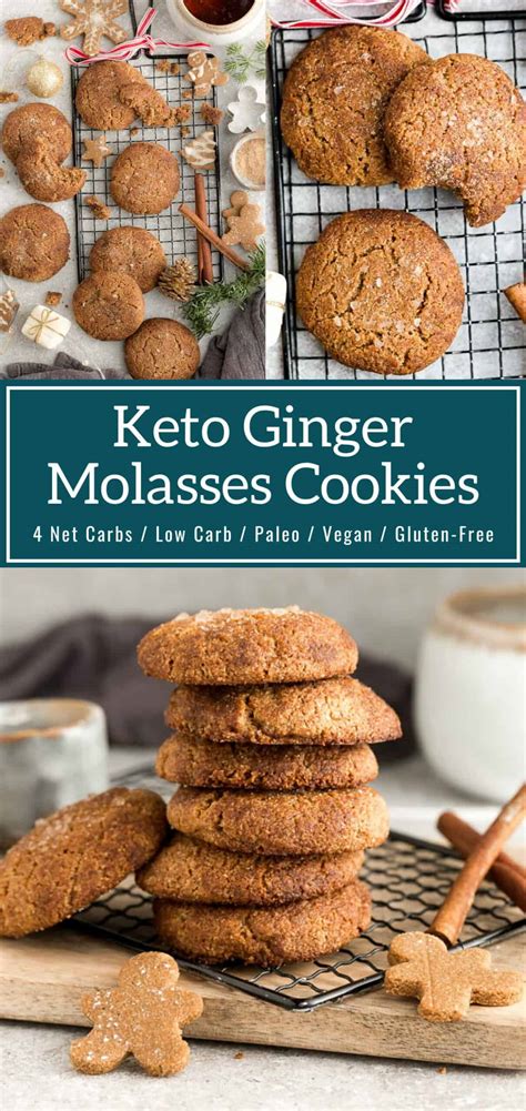 keto-ginger-molasses-cookies-paleo-vegan-gluten-free image