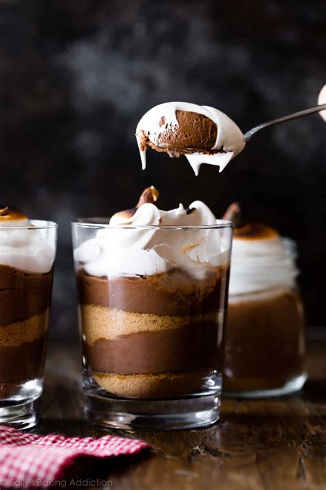 smores-chocolate-mousse-sallys-baking-addiction image