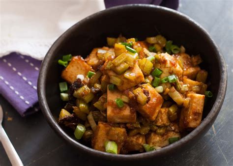stir-fried-tofu-and-celery-recipe-archanas-kitchen image
