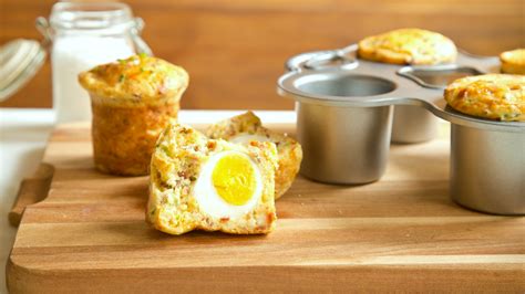 bacon-and-cheese-muffins-with-soft-boiled-egg-today image