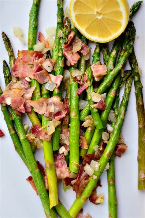 asparagus-with-bacon-and-shallots-asparagus image