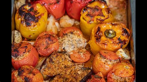gemista-greek-stuffed-tomatoes-peppers-classic image
