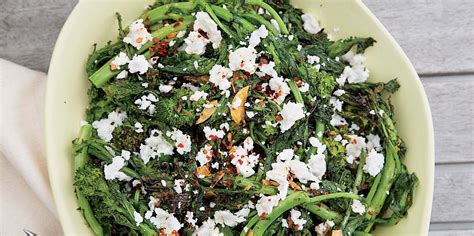 grilled-broccoli-rabe-feta-crushed-red-pepper image