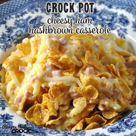 crock-pot-cheesy-ham-hashbrown-casserole image