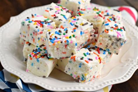 cake-batter-fudge-recipe-food-fanatic image