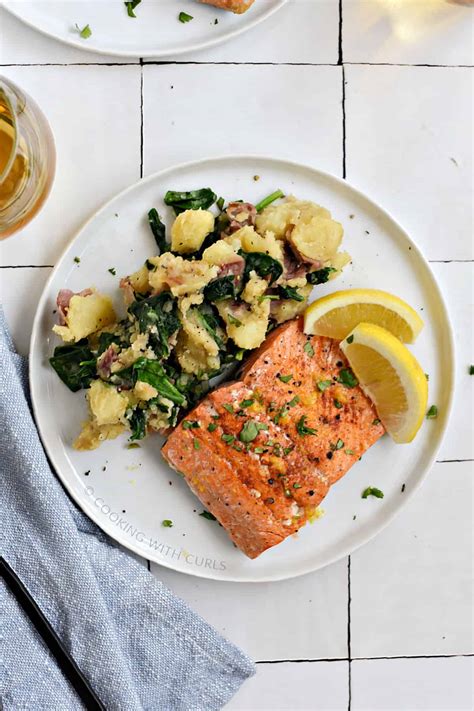 instant-pot-salmon-and-potatoes-cooking-with-curls image