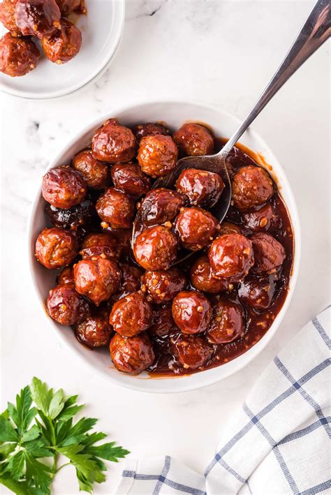 honey-garlic-crockpot-meatballs-the image