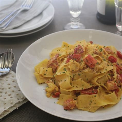 lobster-and-fresh-pappardelle-with-saffron-cream-sauce image