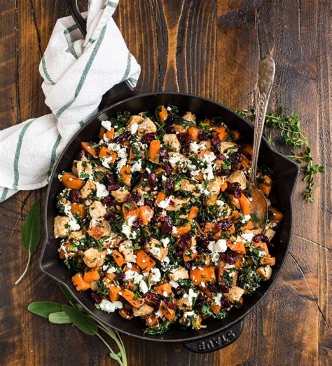 chicken-sweet-potato-kale-skillet-easy-and-healthy image