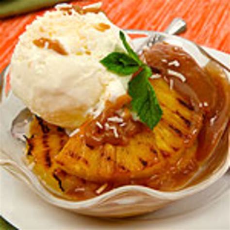 grilled-pineapple-sundaes-with-rum-butter-sauce image