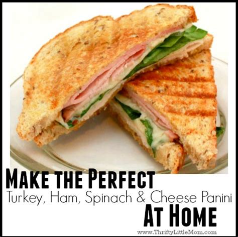 easy-turkey-ham-spinach-cheese-panini image