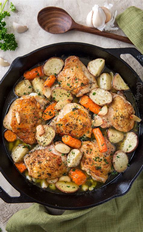 one-pan-roasted-chicken-and-40-cloves-of-garlic image