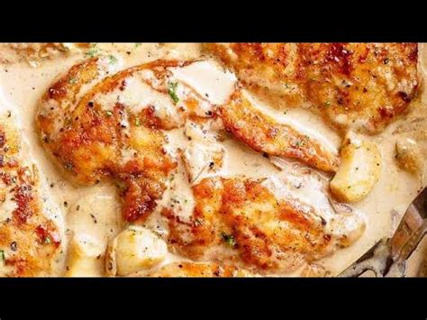 creamy-garlic-chicken-breasts-youtube image
