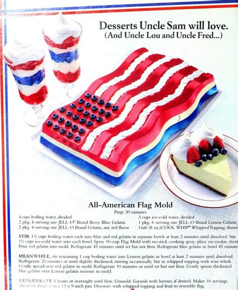 all-american-red-white-blue-jell-o-desserts-flag image