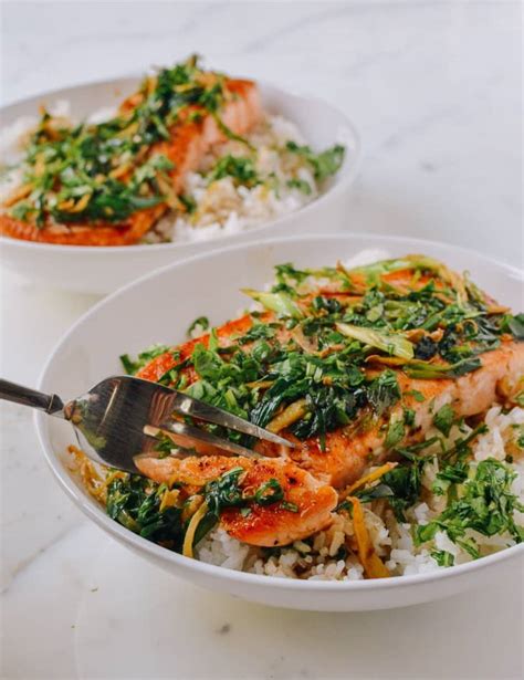 recipe-seared-salmon-with-soy-scallions-and-ginger image