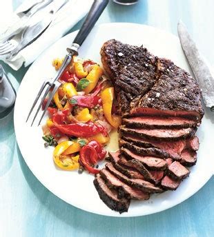 herb-rubbed-top-sirloin-steak-with-peperonata image