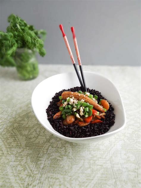 vegetable-stir-fry-with-forbidden-rice-sharon image