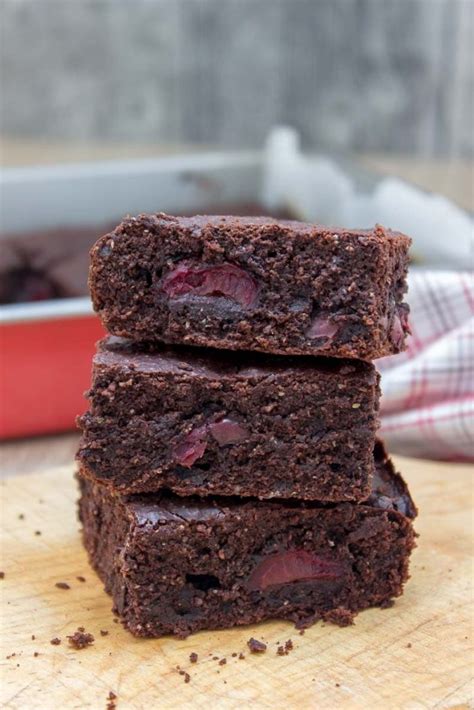dark-chocolate-cherry-brownies-natalies-health image