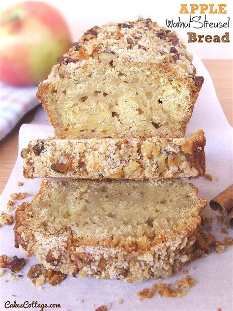 apple-walnut-streusel-bread-cakescottage image