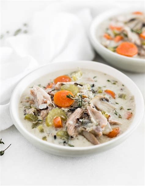 healthy-leftover-turkey-wild-rice-soup-lively-table image