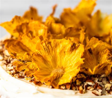 how-to-make-dried-pineapple-flowers-for-cakes-the image