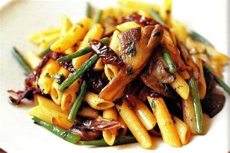 penne-with-oyster-mushrooms-recipe-lovefoodcom image