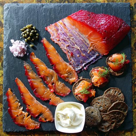 beet-cured-salmon-gravlax-jackie-gordon-singing-chef image