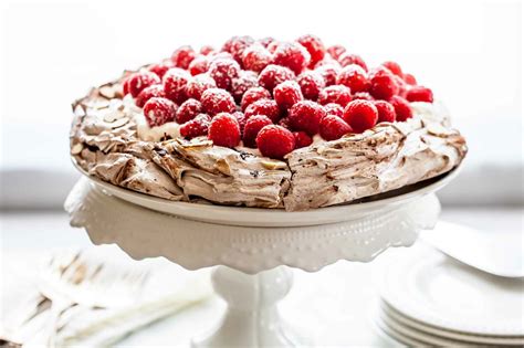 chocolate-pavlova-with-whipped-cream-and image